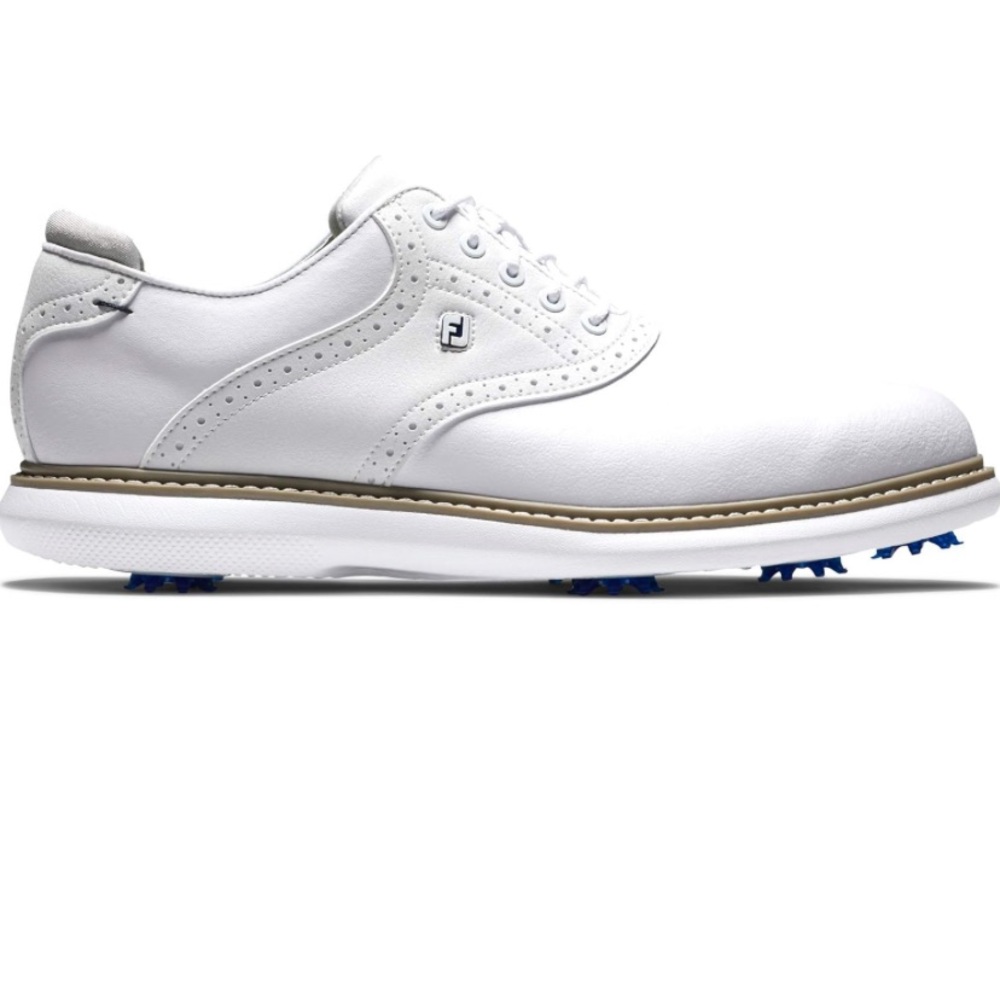 FootJoy Men's White Leather Golf Shoes